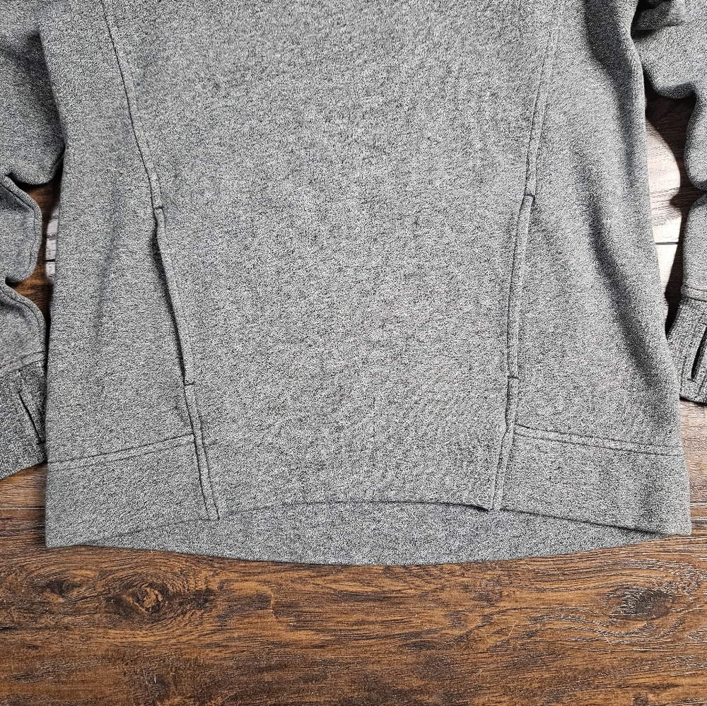 Lululemon Athletica At Ease Pullover Hoodie Heathered Gray Size 4 - Picture 8 of 11